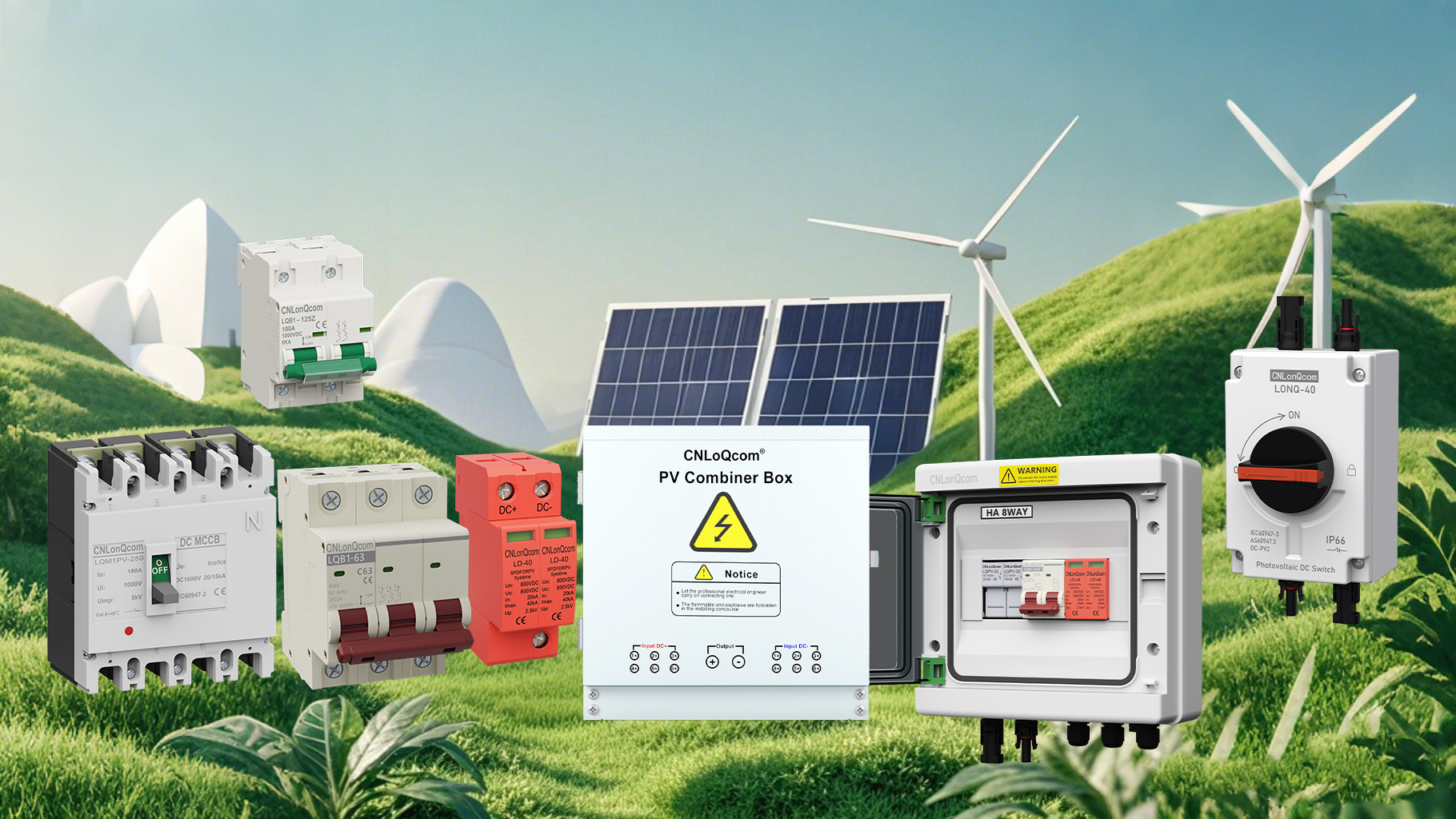 Wydajne i niezawodne roztwory elektryczne PV - CNLONQCOM upoważnia Twoją zieloną energię przyszłość